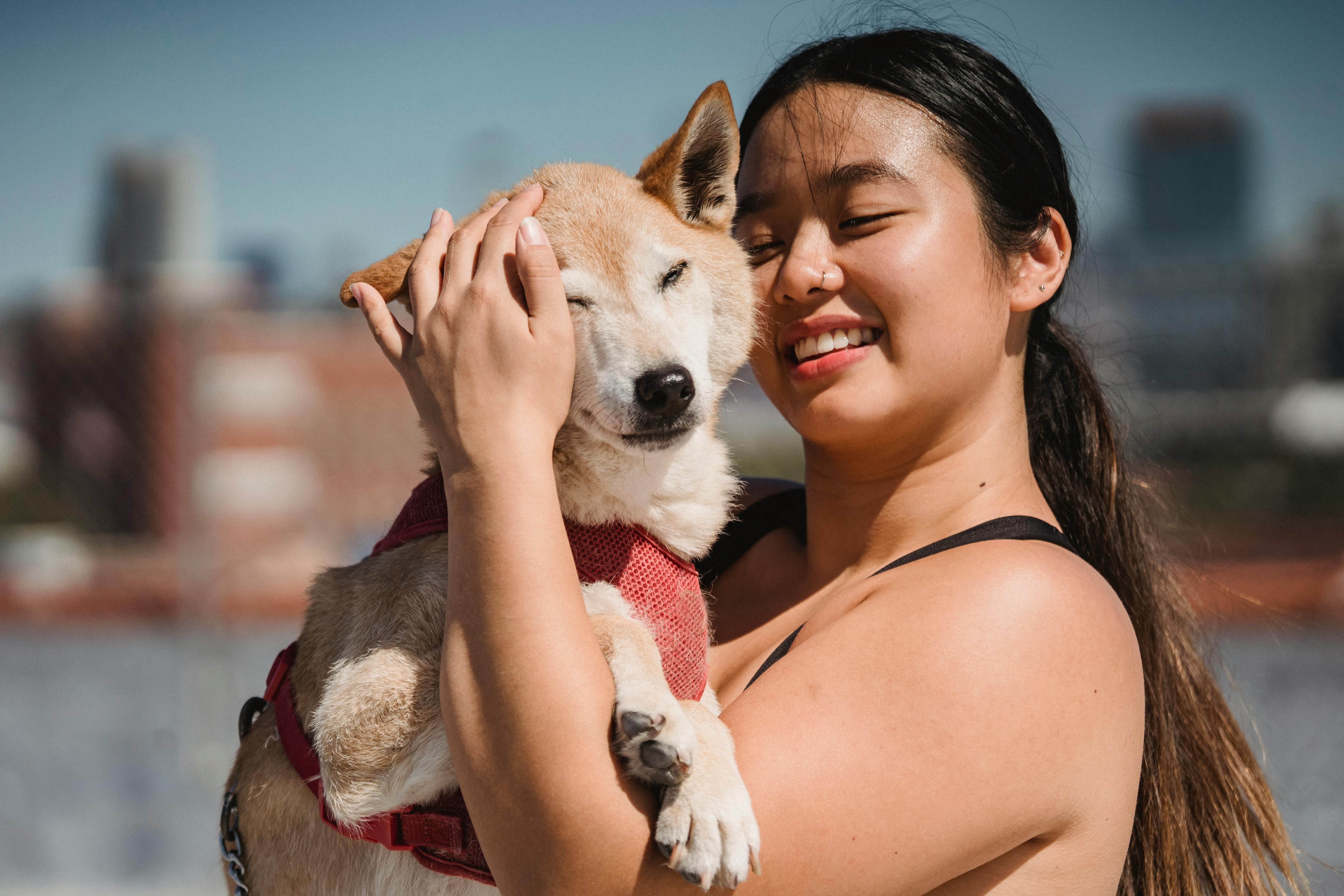 Woman with dog